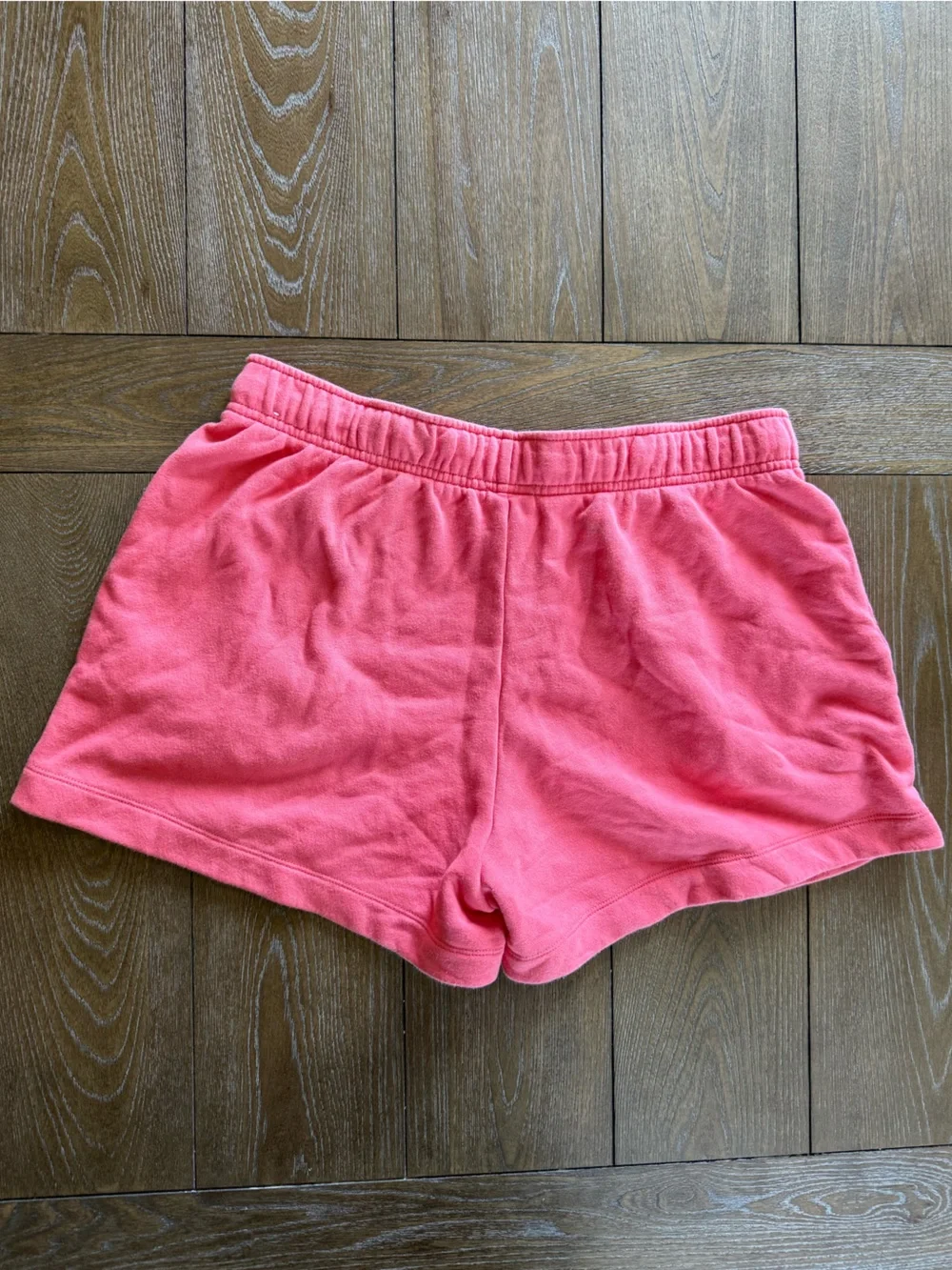 Nike Women’s Coral Pink Athletic Fleece Shorts